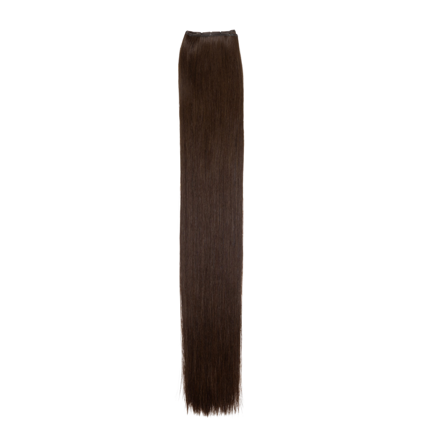 2 Dark Brown -No Sew Weft Extensions Straight