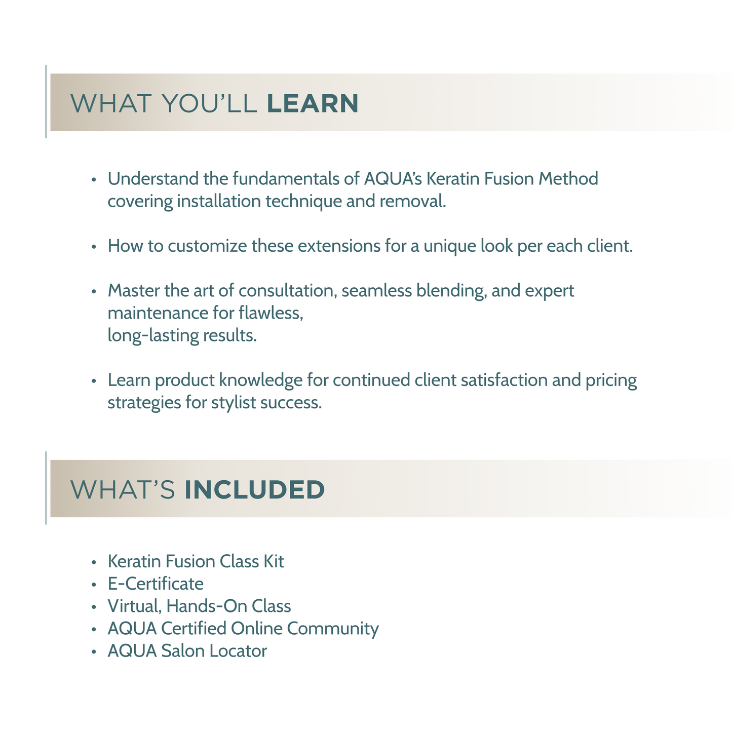 Keratin Fusion - Live Virtual Certification