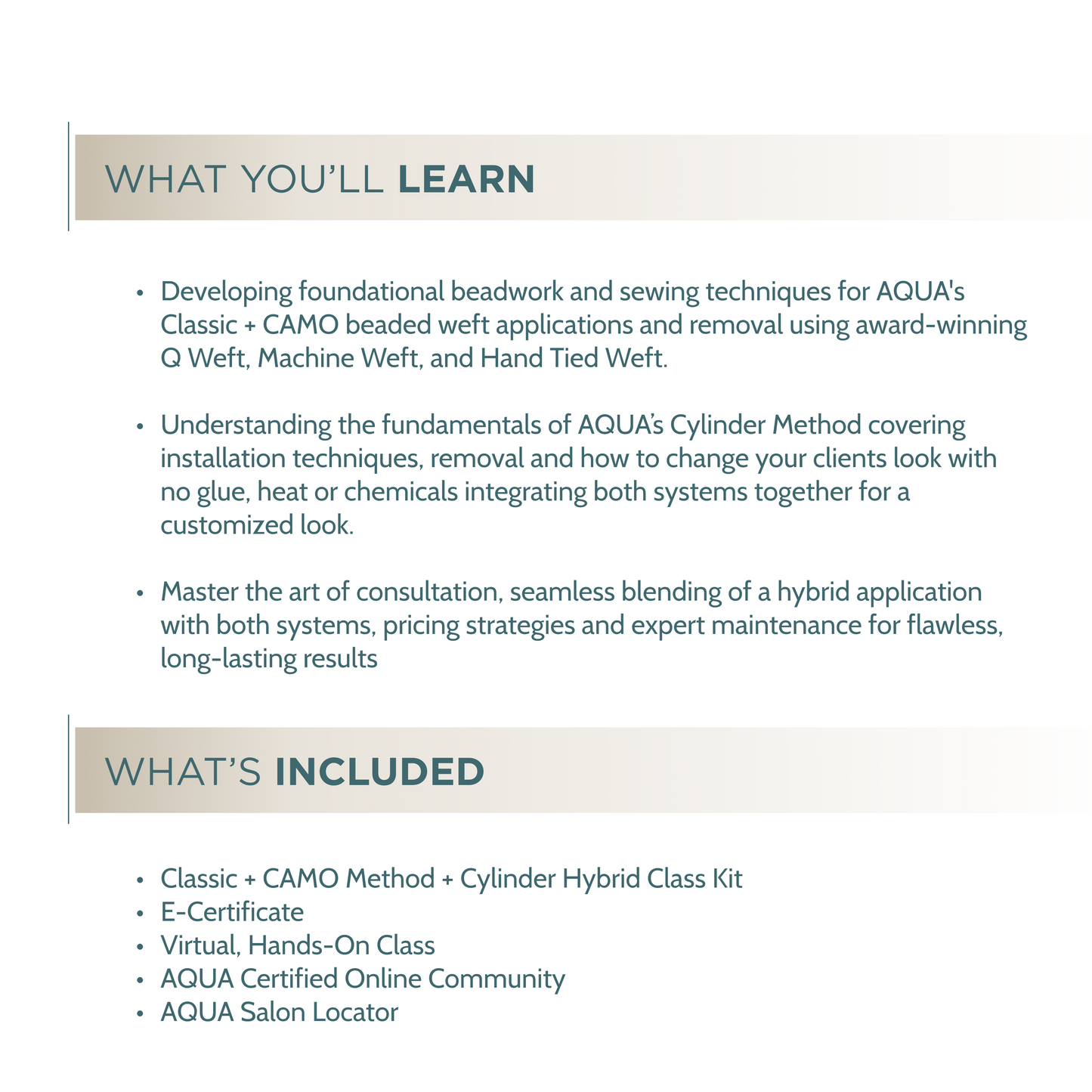Classic + CAMO + Cylinder Hybrid Class - Live Virtual Certification