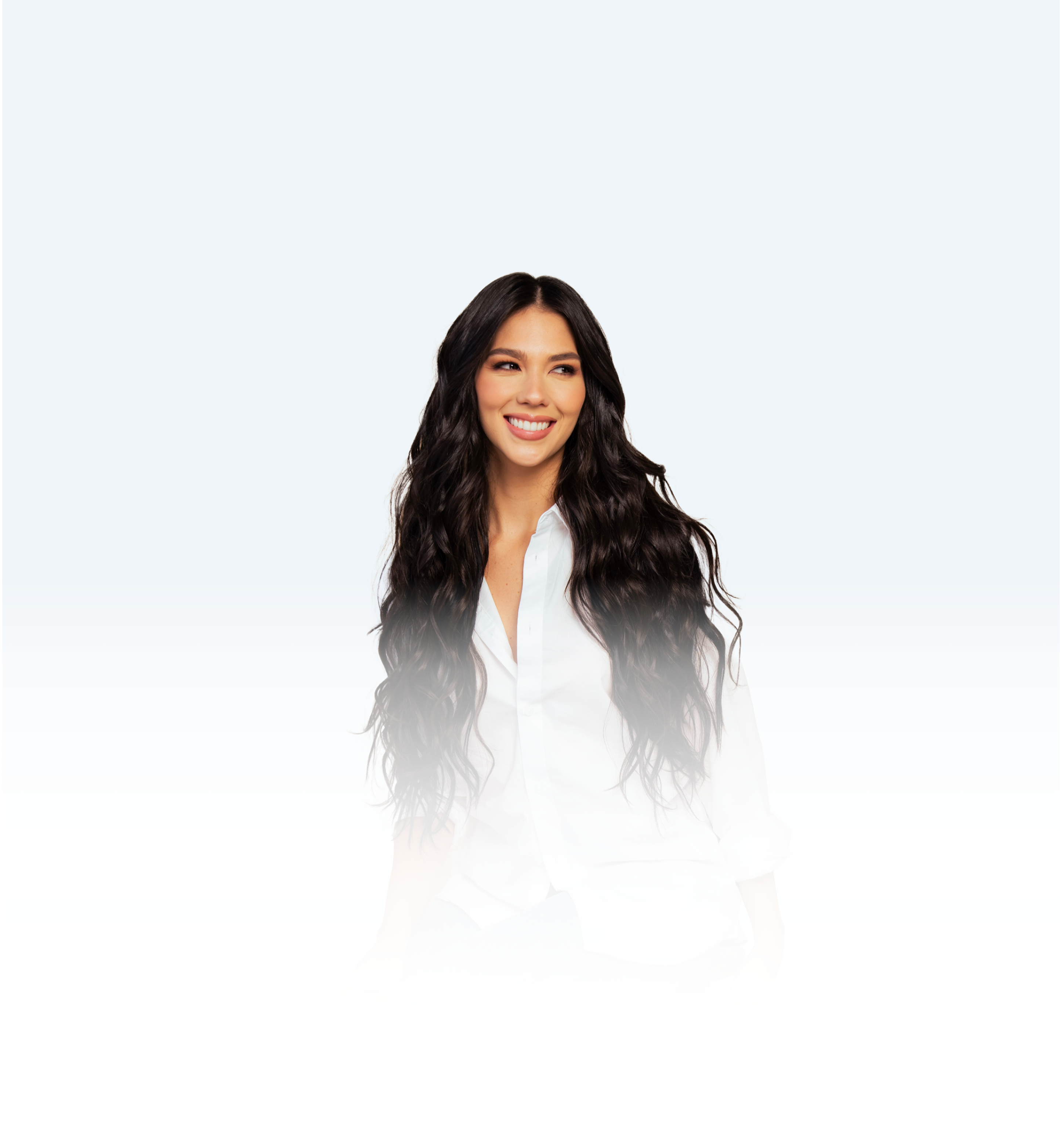 Bold, full-bodied look with AQUA Machine Wefts Extensions - premium 100% full-cuticle Remy hair for pros