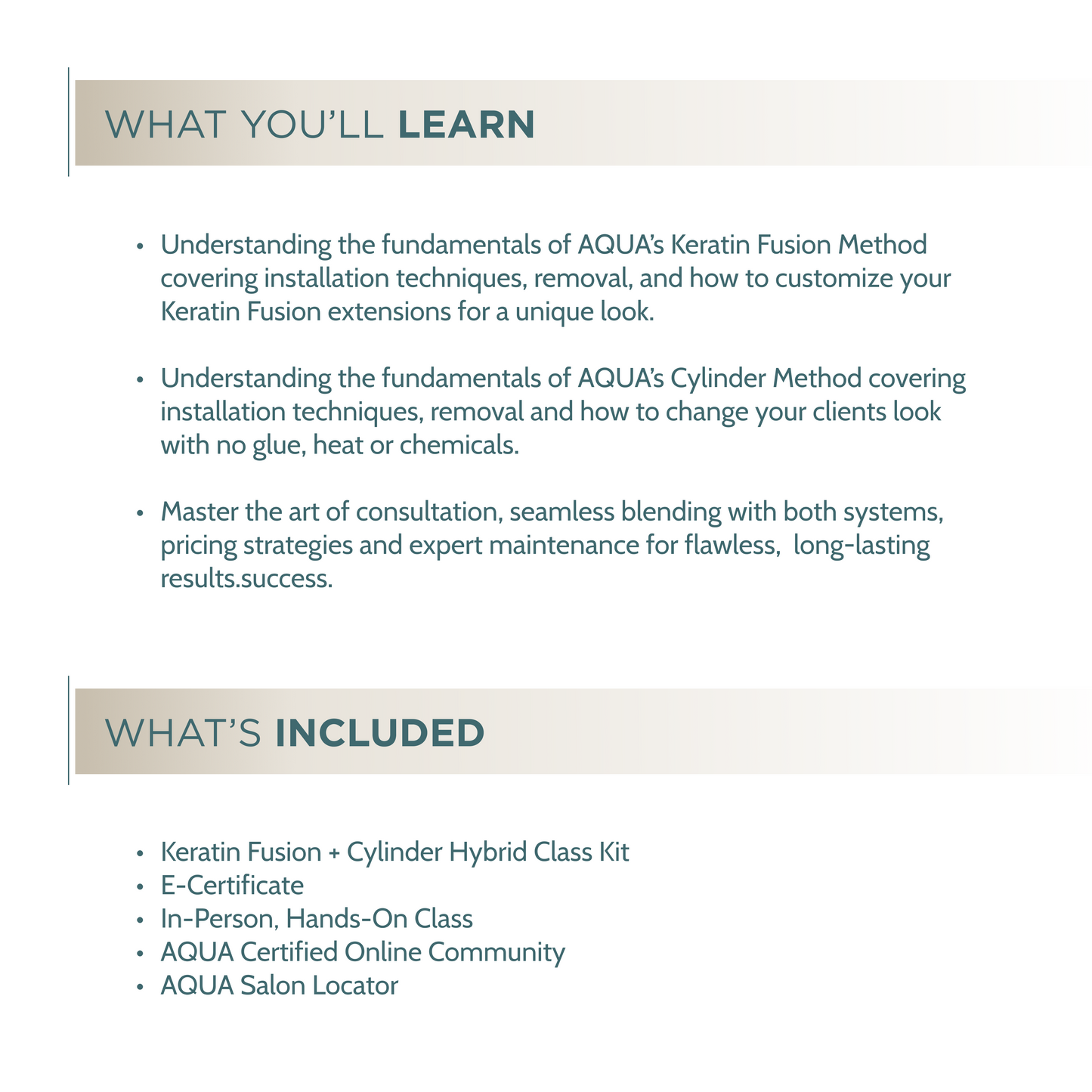 Keratin Fusion + Cylinder Hybrid Class - In Person Certification