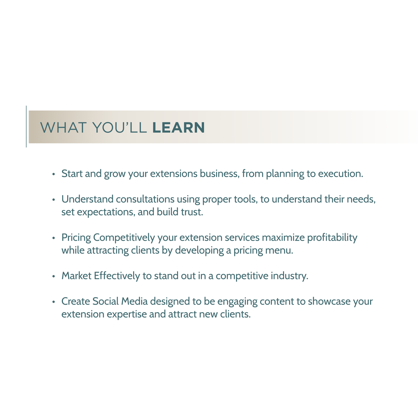 Look + Learn - Building Your AQUA Extensions Business