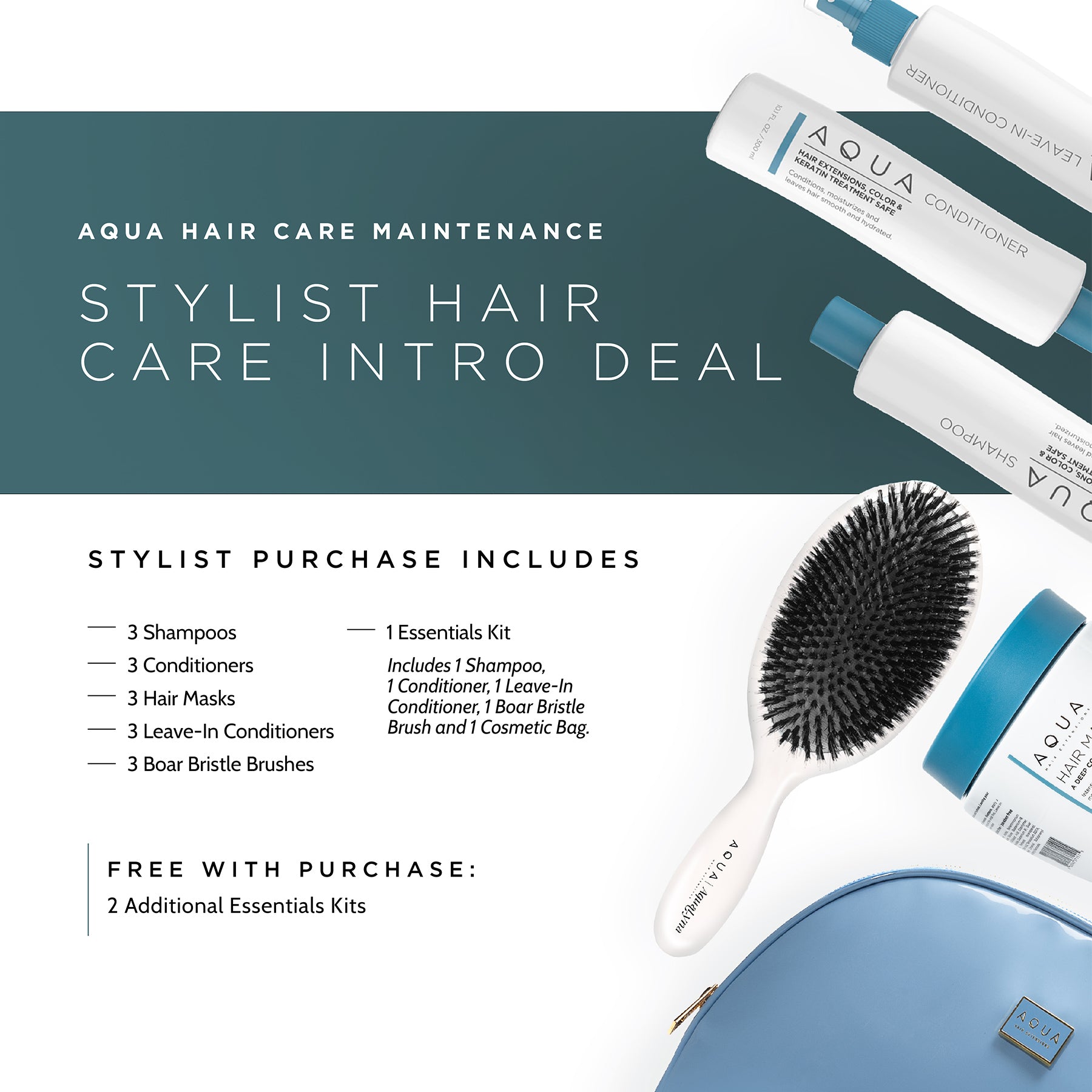 Stylist Hair Care Intro Deal – Aqua Hair Extensions