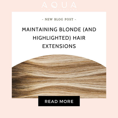 Maintaining Blonde (and Highlighted) Hair Extensions