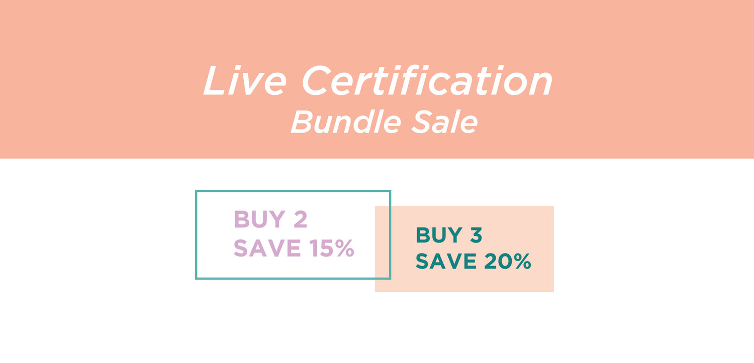 Certification Sale - ends April 30 2021