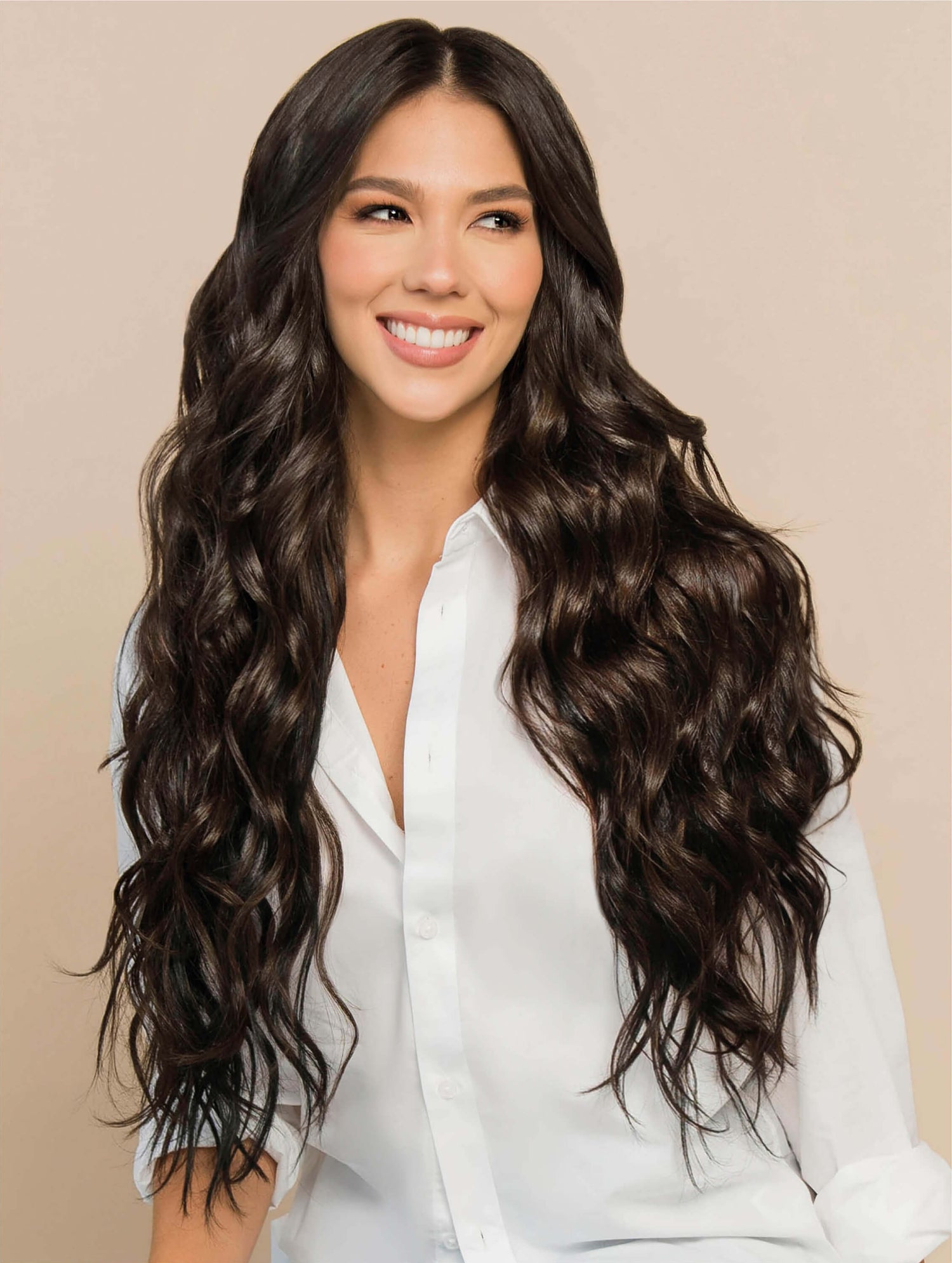Aqua Hair Extensions Machine Weft Hair Extension System