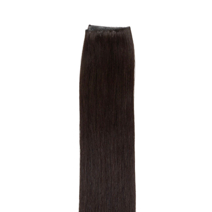 1B Soft Black - No Sew Weft Extensions Straight
