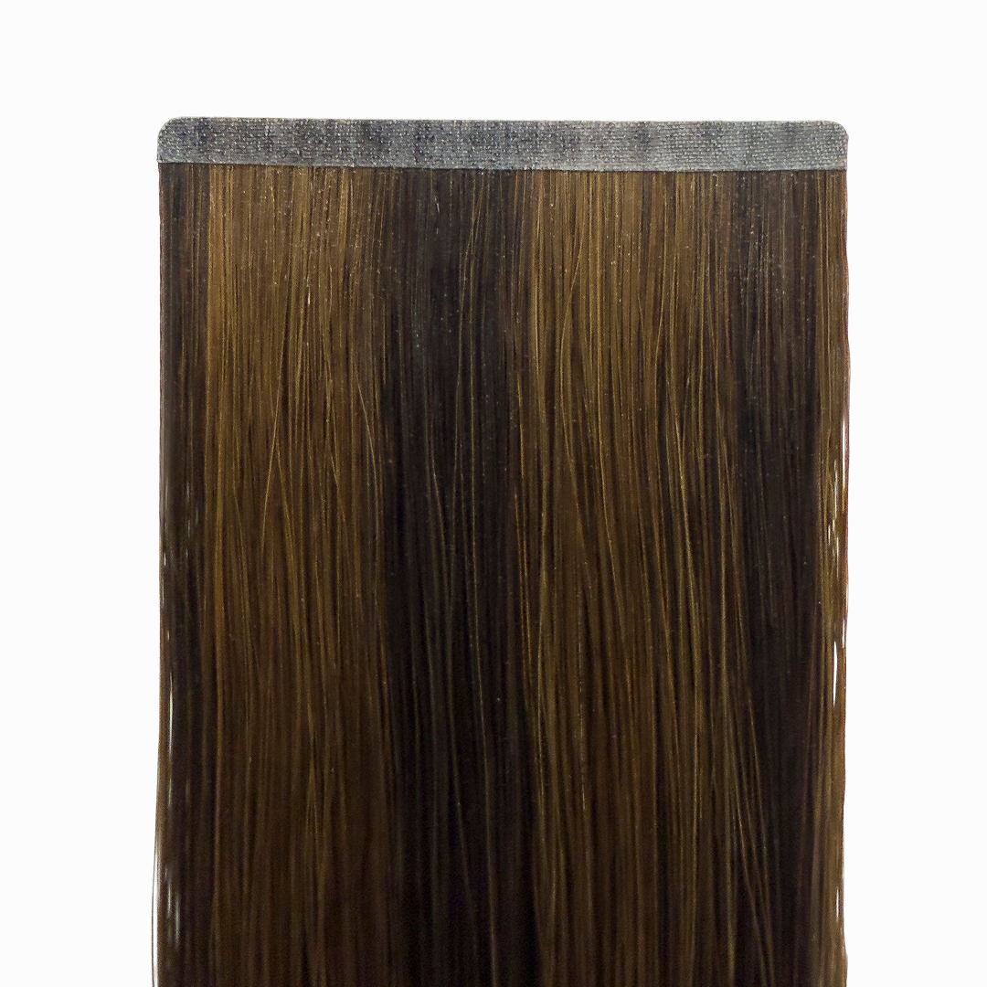 Slim Tape In - 1B/4 Duo Tone, Soft Black/Medium Brown