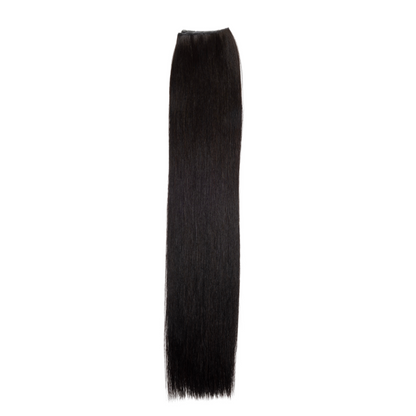 1N Natural Black - No Sew Weft Extensions Straight