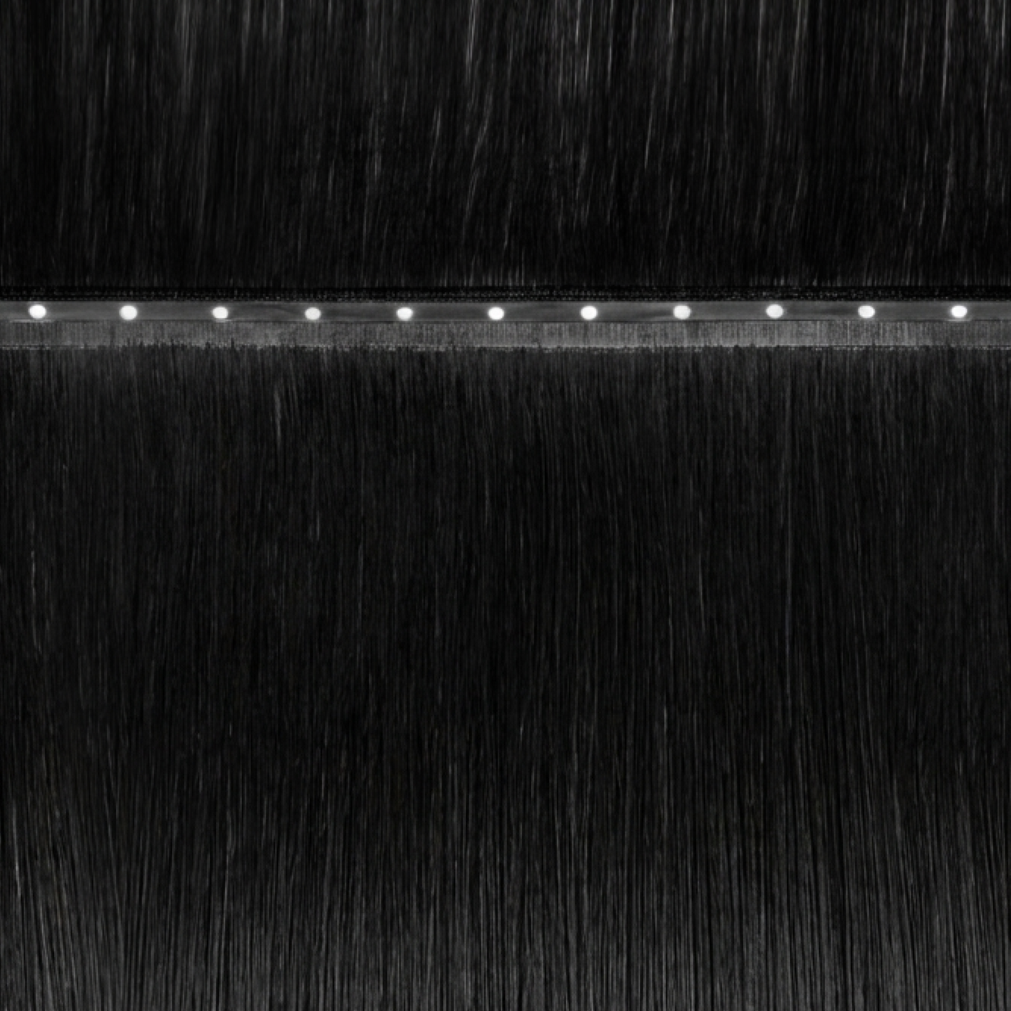 1 Black- No Sew Weft Extensions Straight