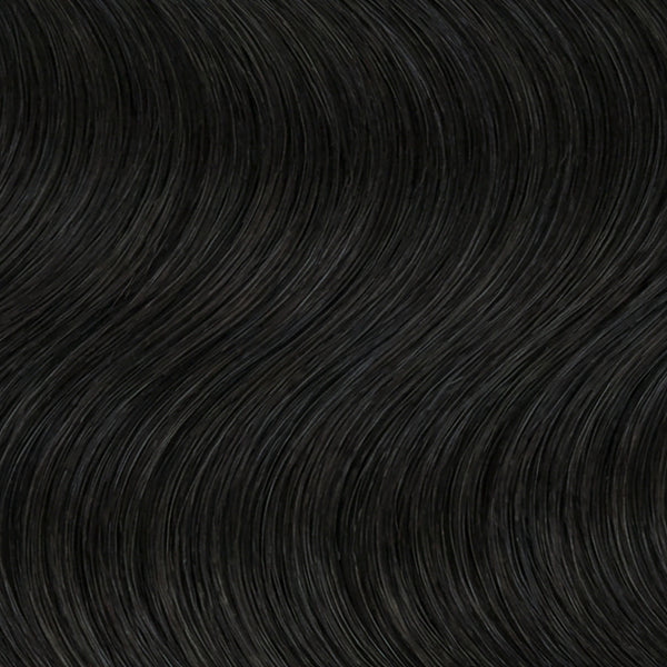 1 Black - Slim Machine Weft