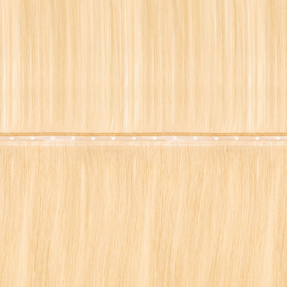 22 Light Blonde -No Sew Weft Extensions Straight