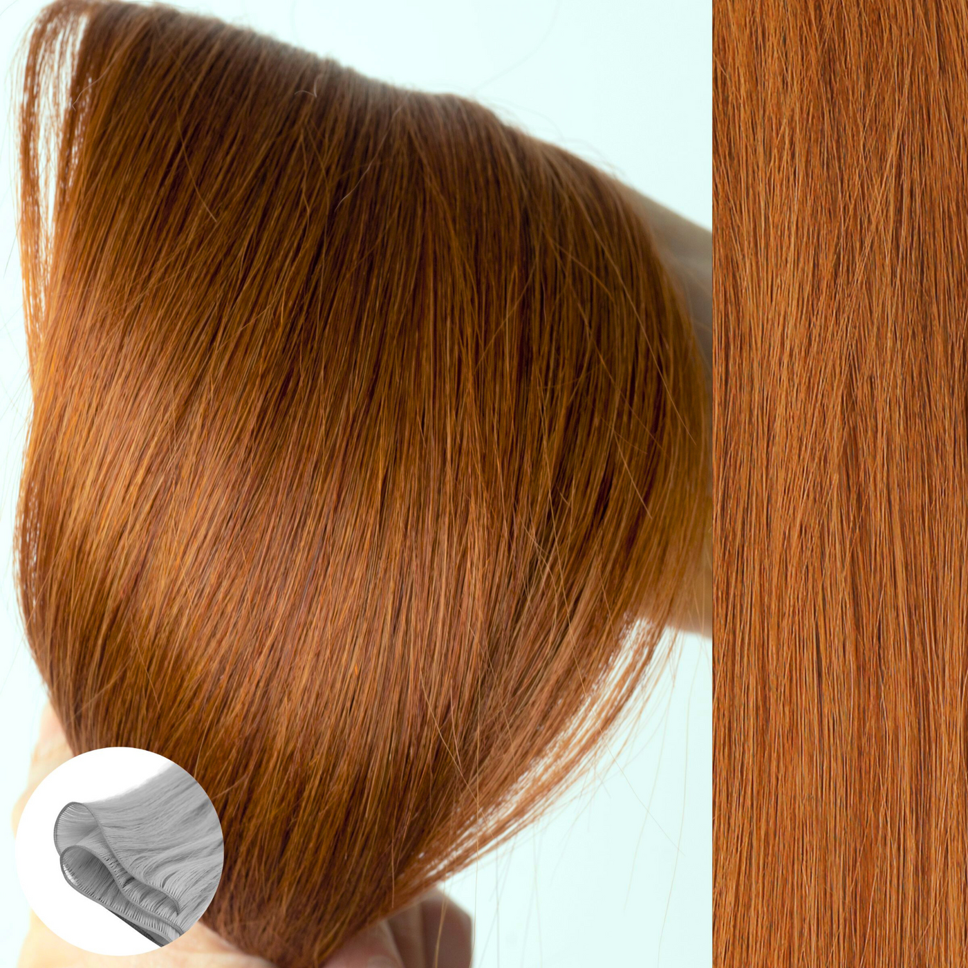 #33 Copper Red - Straight Q Weft