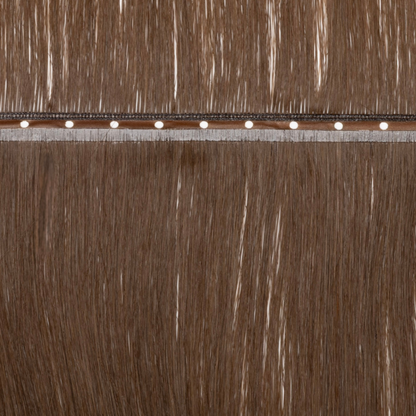4 Medium Brown - No Sew Weft Extensions Straight