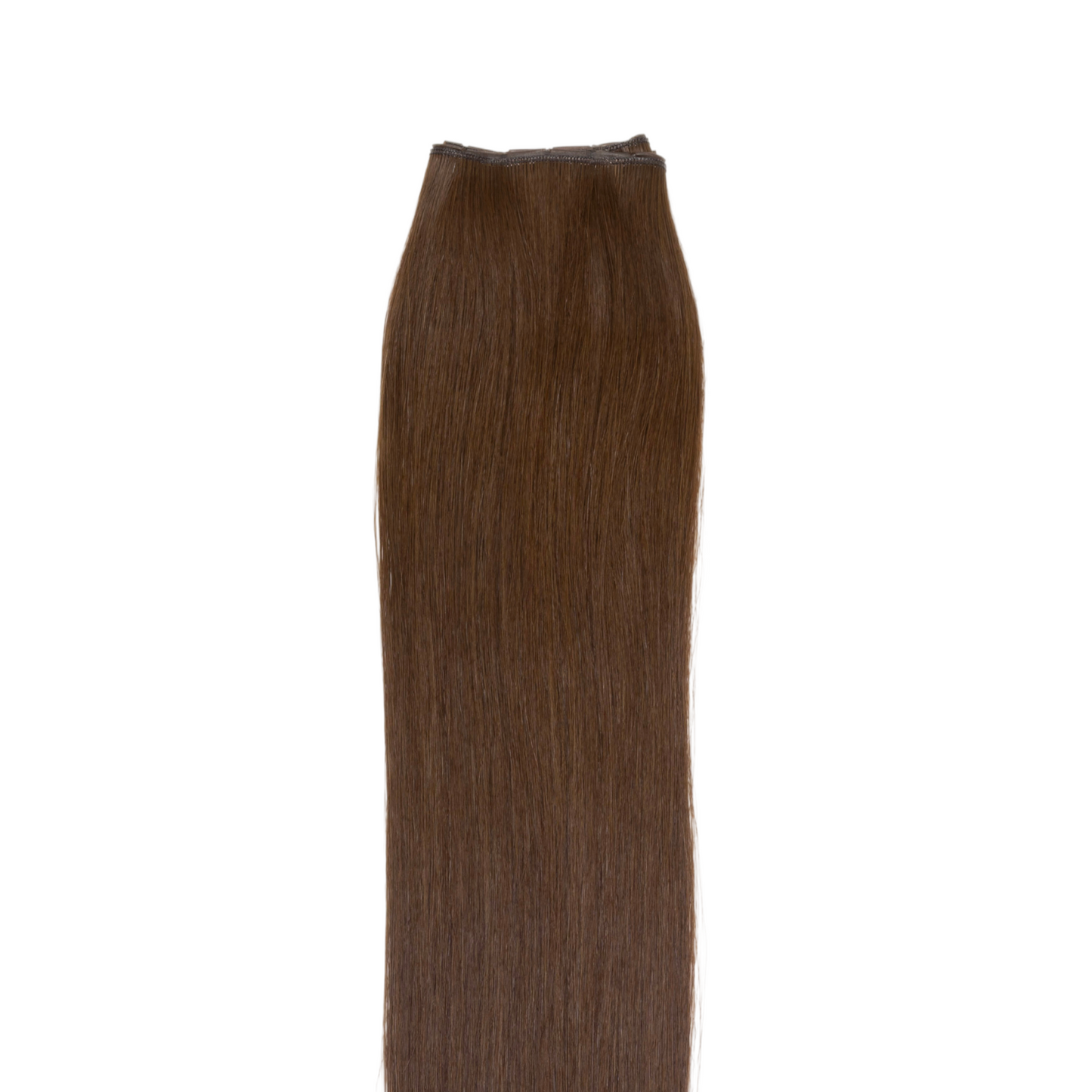 4 Medium Brown - No Sew Weft Extensions Straight