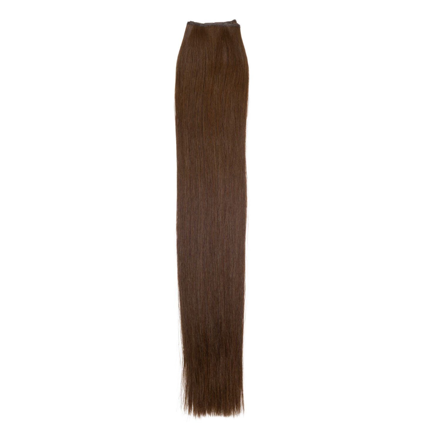 4 Medium Brown - No Sew Weft Extensions Straight