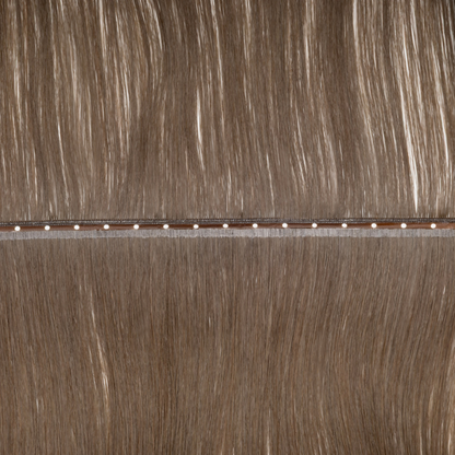 4AB Medium Ash Brown - No Sew Weft Extensions Straight