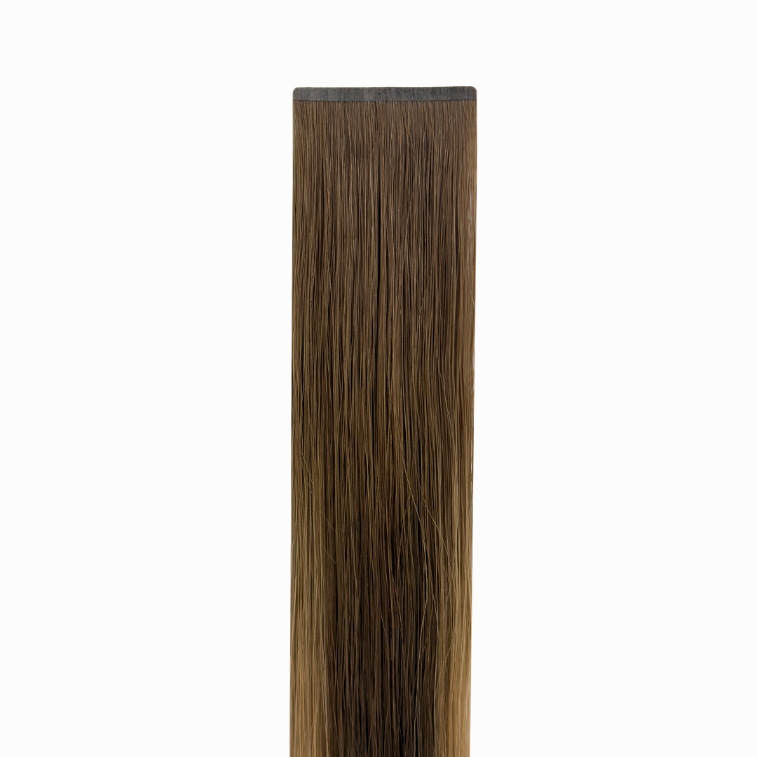 Slim Tape In - 4/12 Balayage, Medium Brown/Dark Blonde