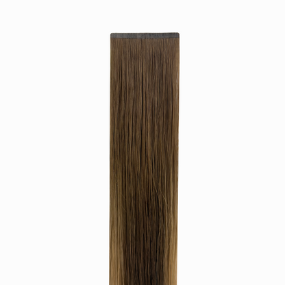 Slim Tape In - 4/12 Balayage, Medium Brown/Dark Blonde