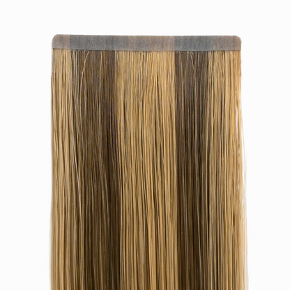 Slim Tape In - 4/12 Duo Tone, Medium Brown/Dark Blonde