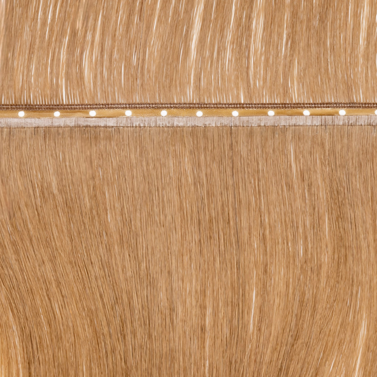 6 Light Brown - No Sew Weft Extensions Straight