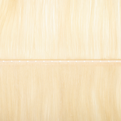 60A Most Platinum Ash -No Sew Weft Extensions Straight