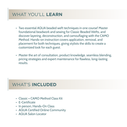 Classic + CAMO - In Person Certification