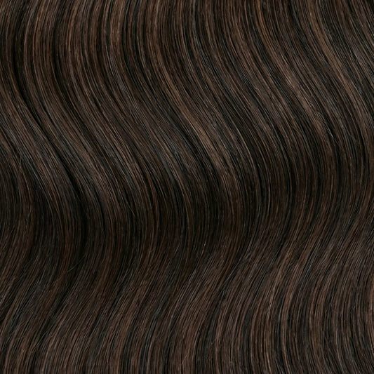 Slim Tape In - 1B/4 Duo Tone, Soft Black/Medium Brown