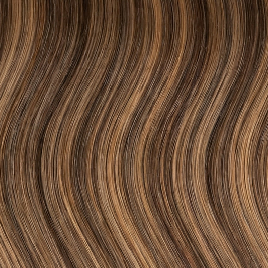 Slim Tape In - 4/12 Duo Tone, Medium Brown/Dark Blonde