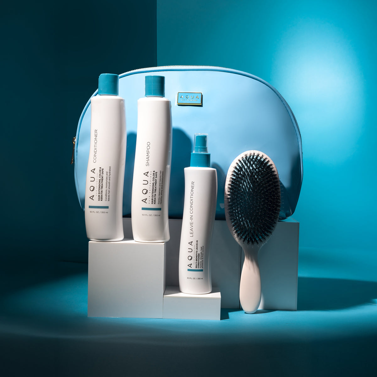 Essentials Kit – Aqua Hair Extensions