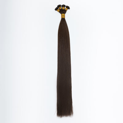 2 Dark Brown - Hand Tied Weft