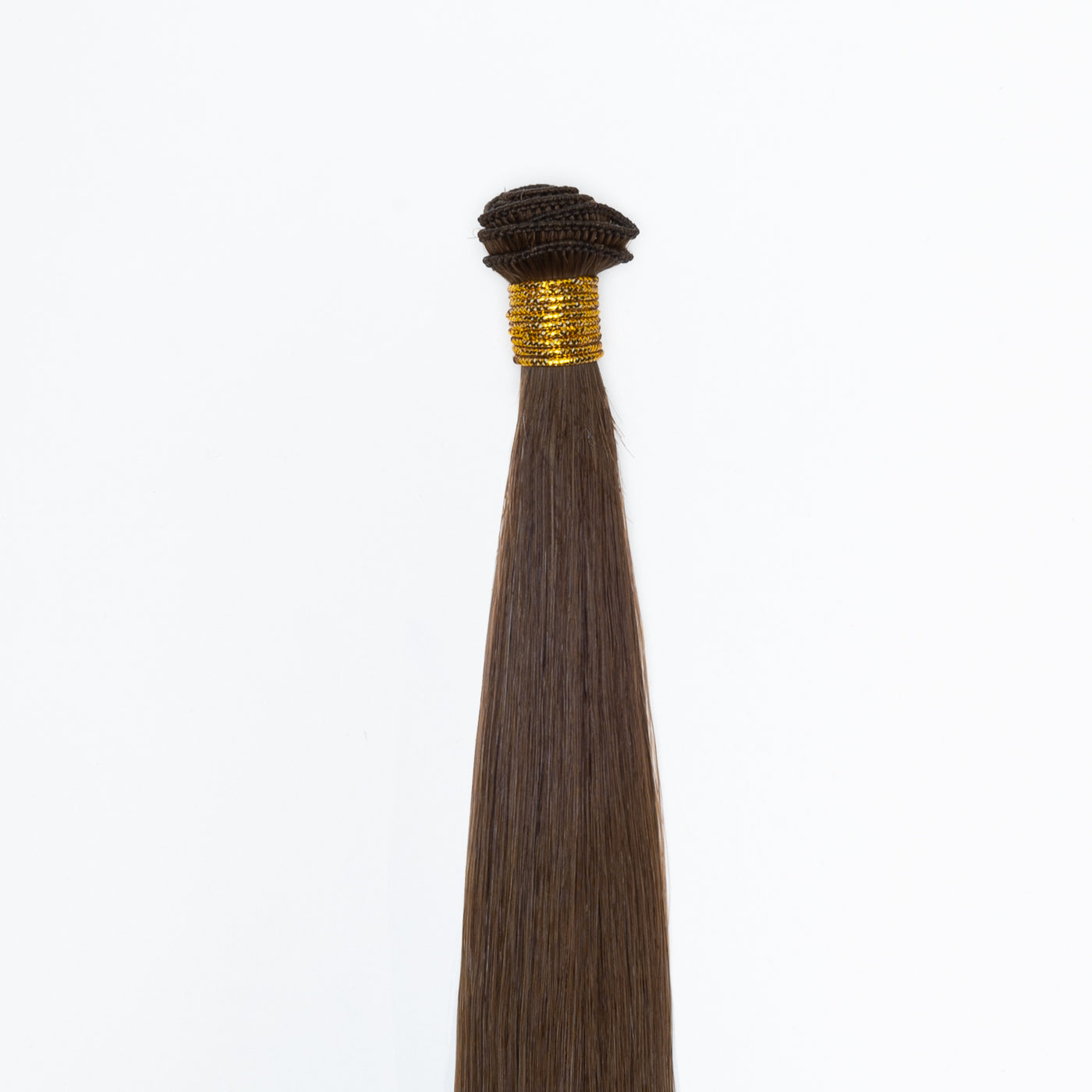 4 Medium Brown - Hand Tied Weft