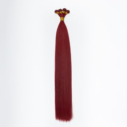 66/46 Mahogany Red/Intense Red - Hand Tied Weft
