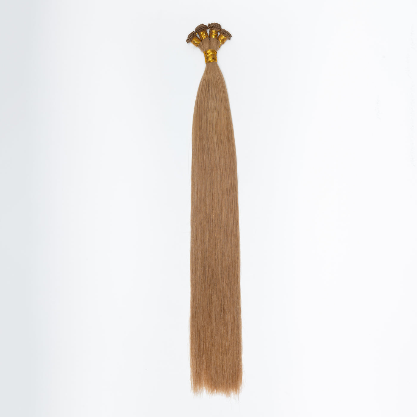 8 Golden Brown - Hand Tied Weft
