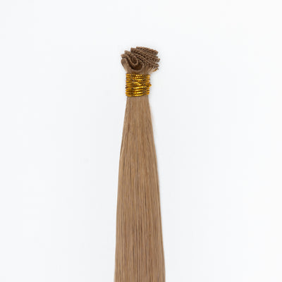 8 Golden Brown - Hand Tied Weft