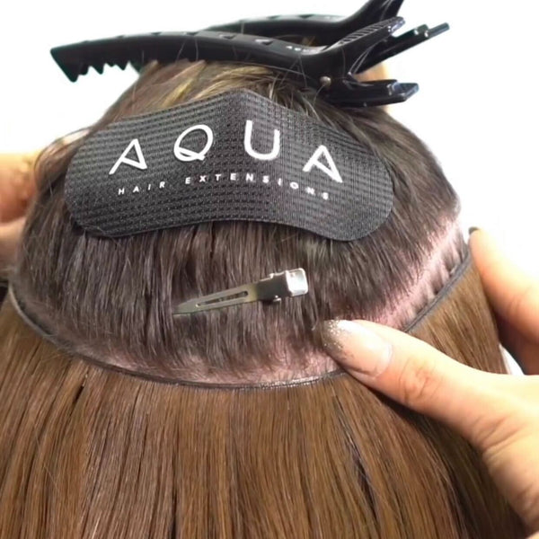 The hair extension method of 2023. #hairextensions #hairextensionspeci, Beaded Weft Extension