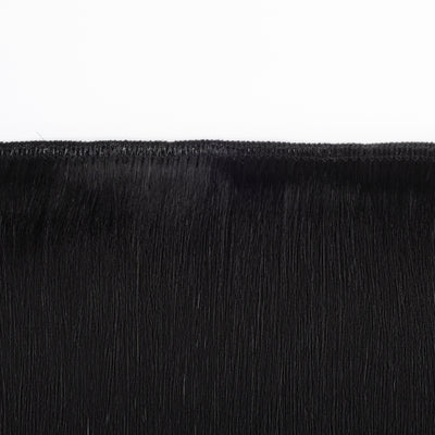#1 Black - Straight Machine Weft