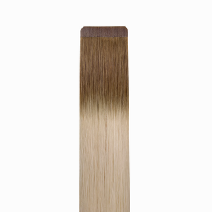 6/60 Rooted, Light Brown/Most Platinum - Tape In