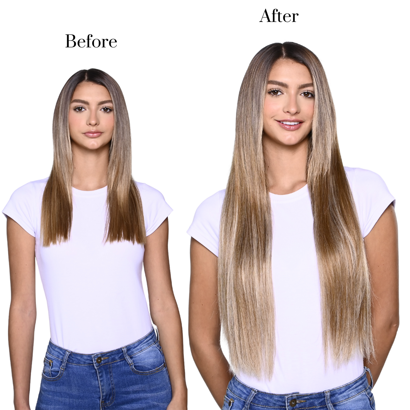 Victoria AquaLyna Ultra Narrow Clip In Hair Extensions