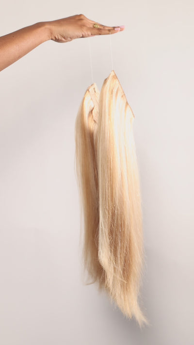 #8/24 Duo Tone AquaLyna Aura Hair Extension