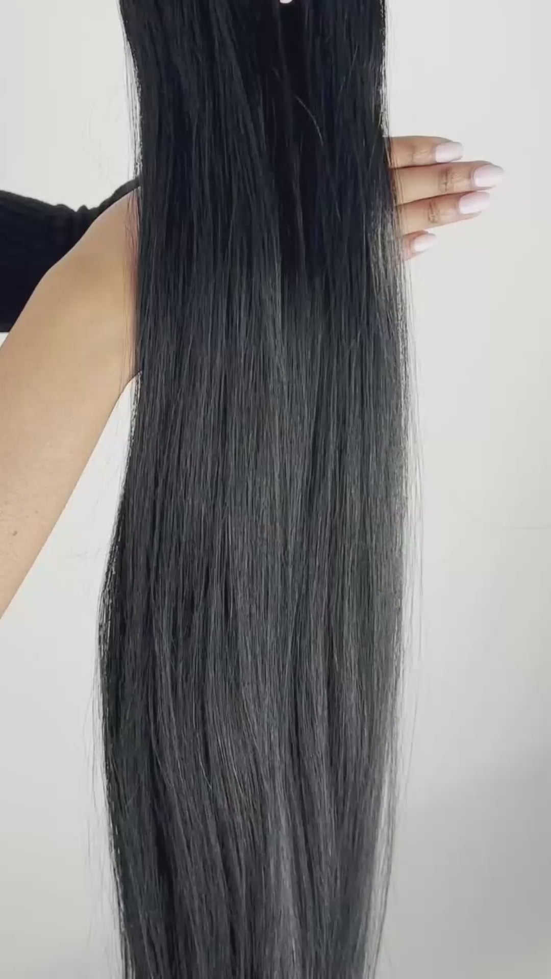#1 Black AquaLyna Ponytail Hair Extension