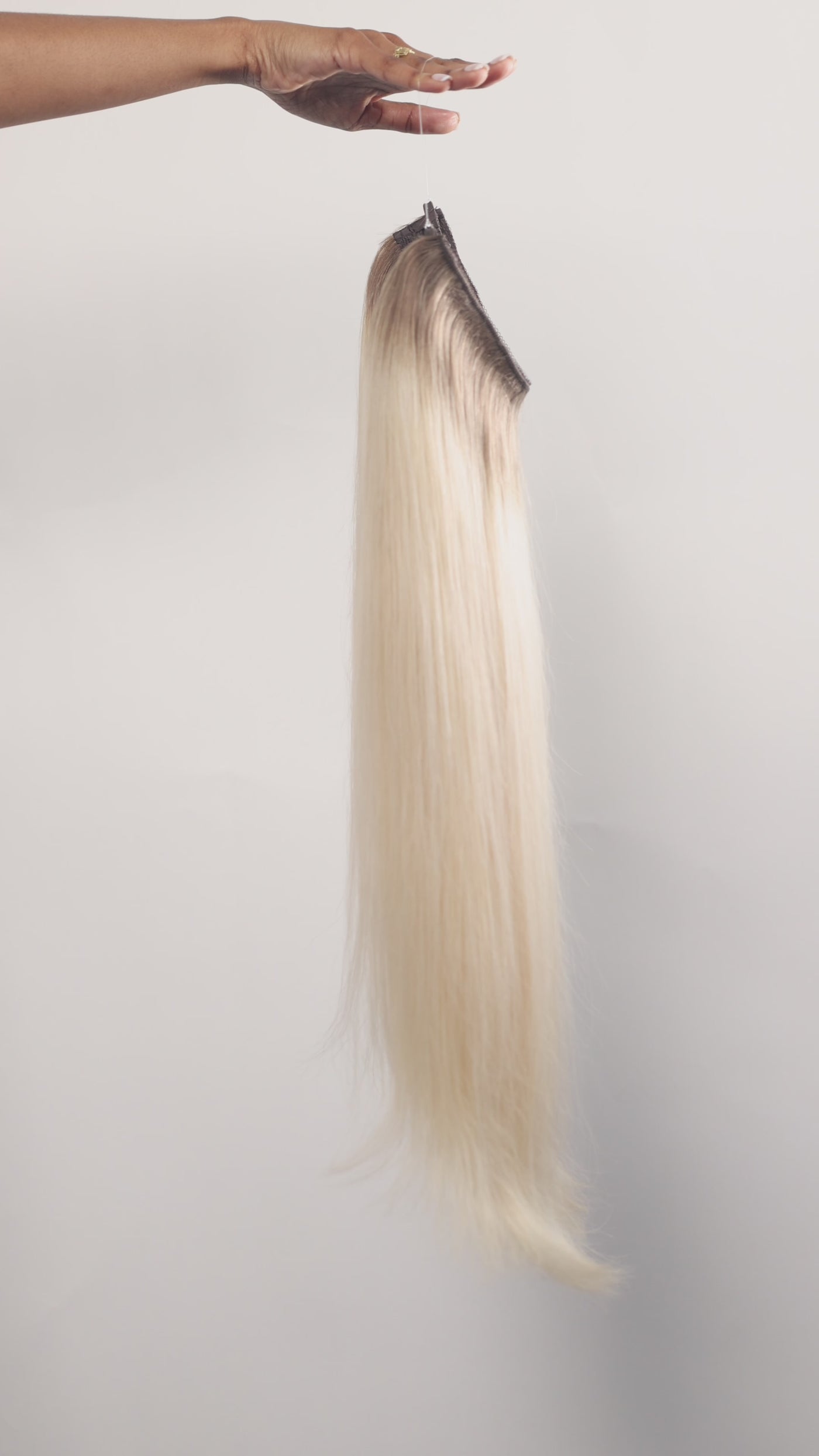 #8AB/60A Rooted AquaLyna Aura Hair Extension