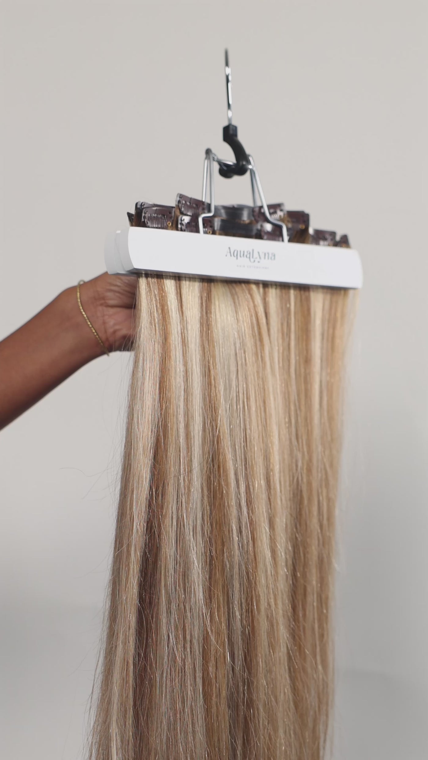 Victoria AquaLyna Ultra Narrow Clip In Hair Extensions