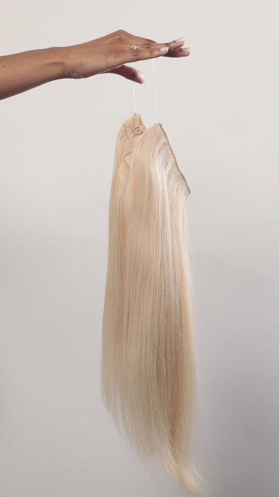 #62 Icy Blonde AquaLyna Aura Hair Extension