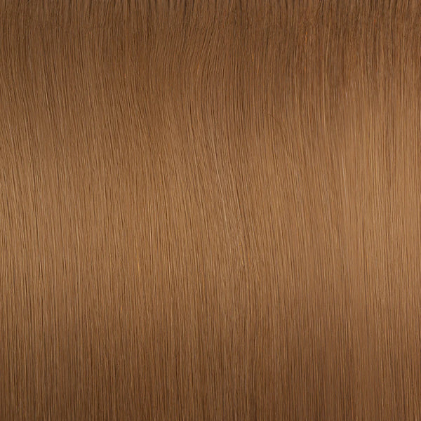 6 Light Brown - No Sew Butterfly Weft Extensions Straight