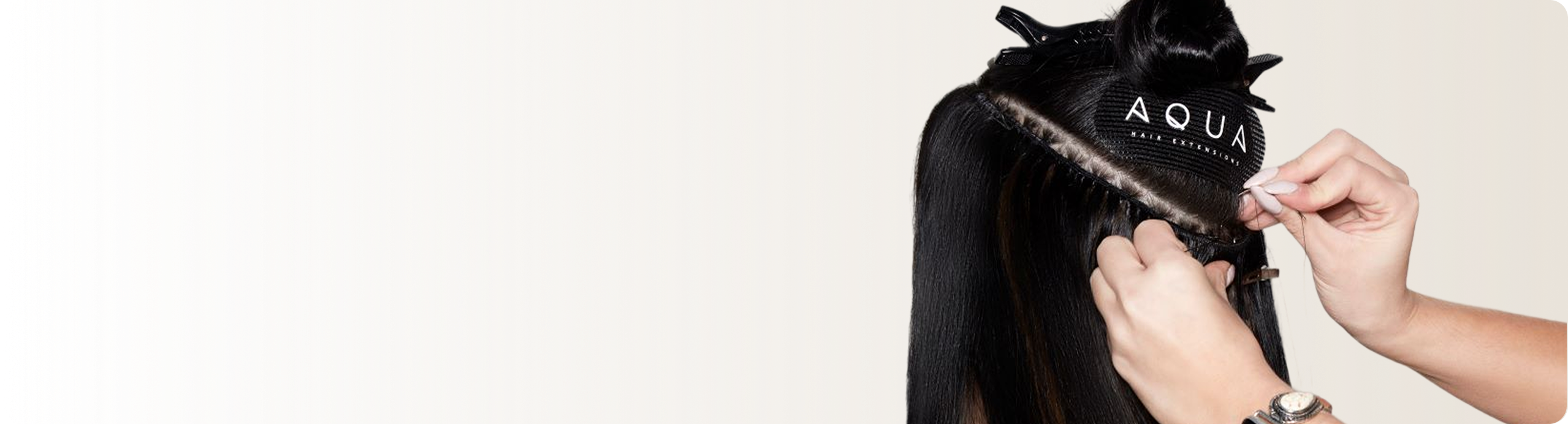 Seamless results with Machine Weft Extensions for Pros, Long-Lasting Extension Systems, Made to Move With You, Trusted by Top Stylists