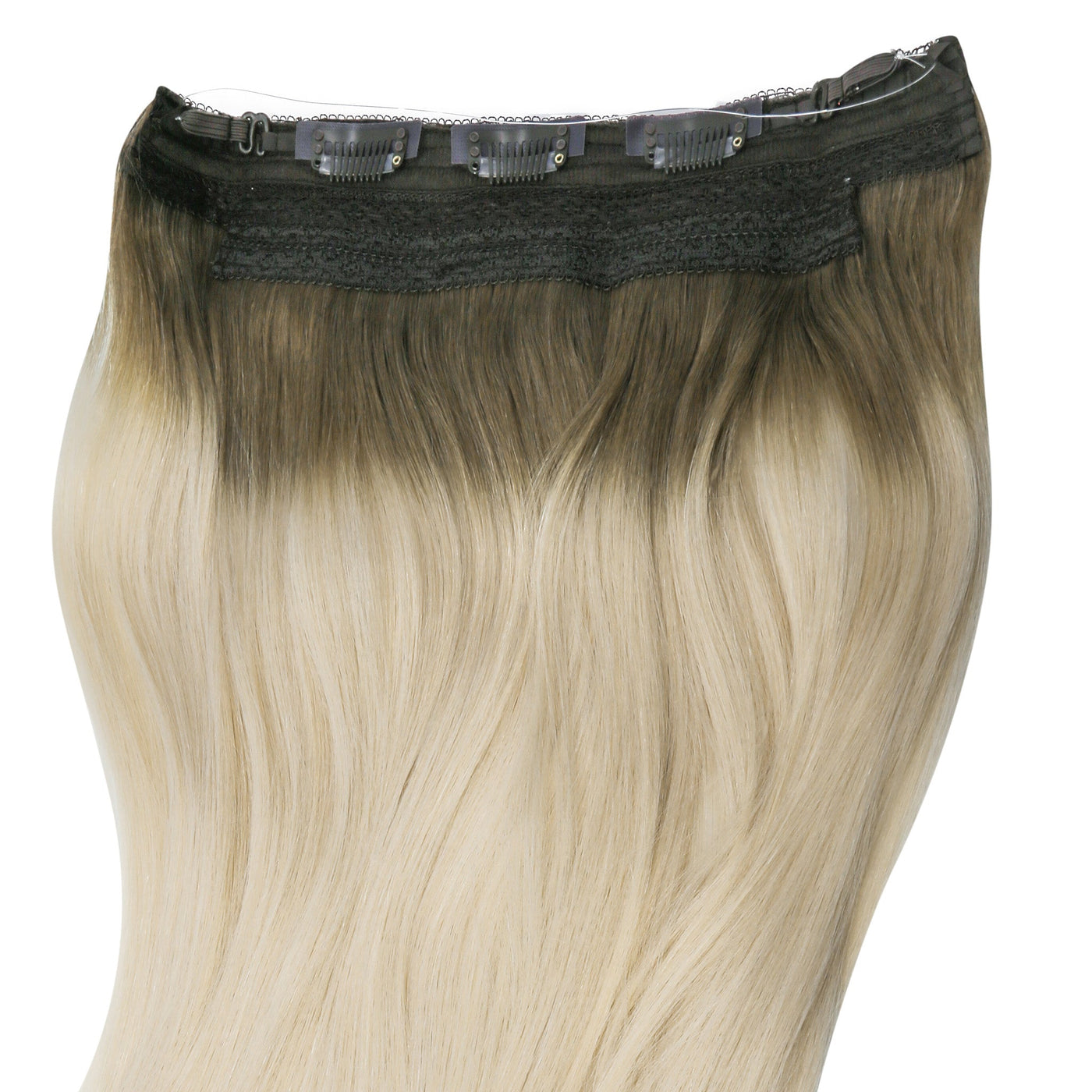 #8AB/60A Rooted AquaLyna Aura Hair Extension