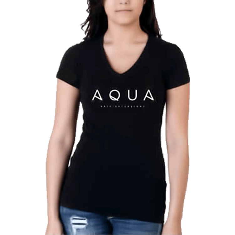 Aqua Hair Extensions Women's T-Shirt