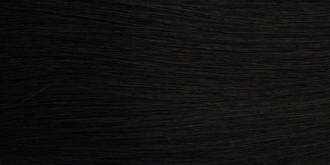 #1 Black - Straight Q-Weft Hair Extension by Aqua Hair Extensions