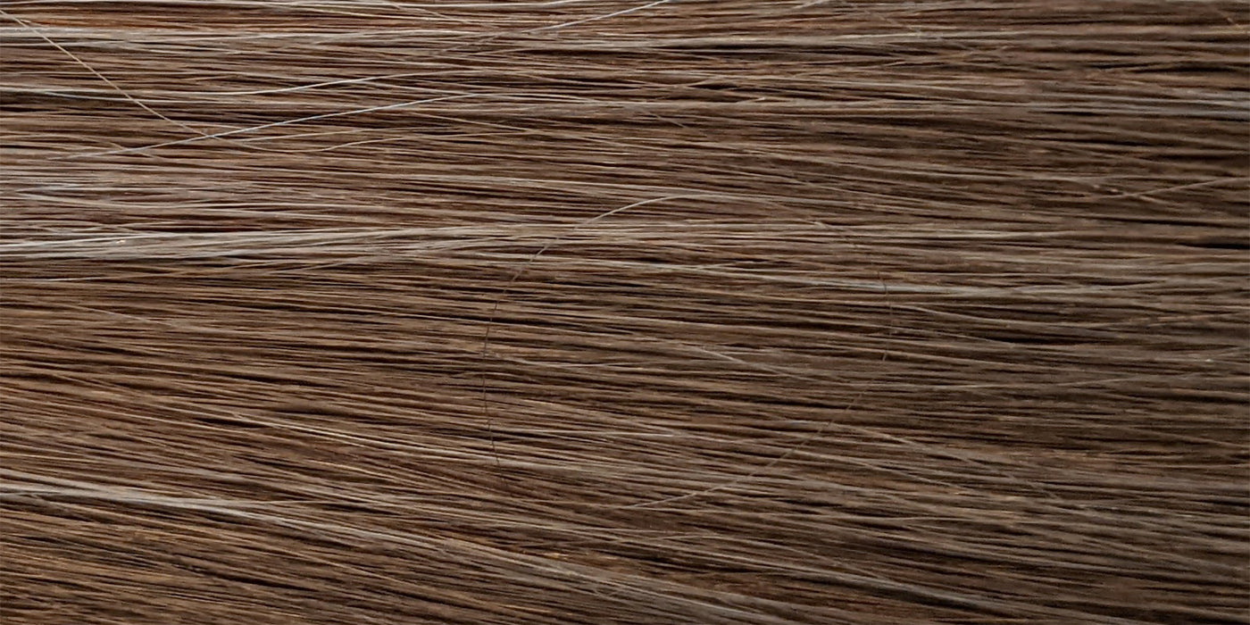 #8AB Ash Brown - Straight Hand Tied Weft